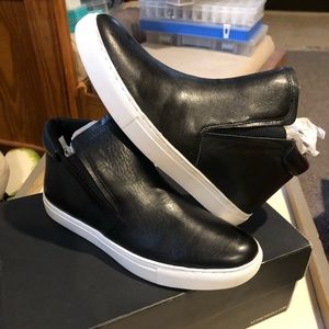 Kenneth Cole KALVIN LEATHER SLIP-ON SNEAKER